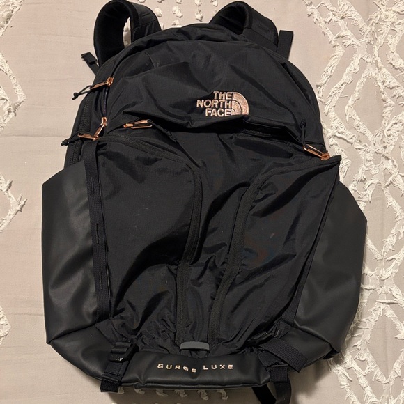 The North Face Black Surge Luxe Backpack - Picture 1 of 8